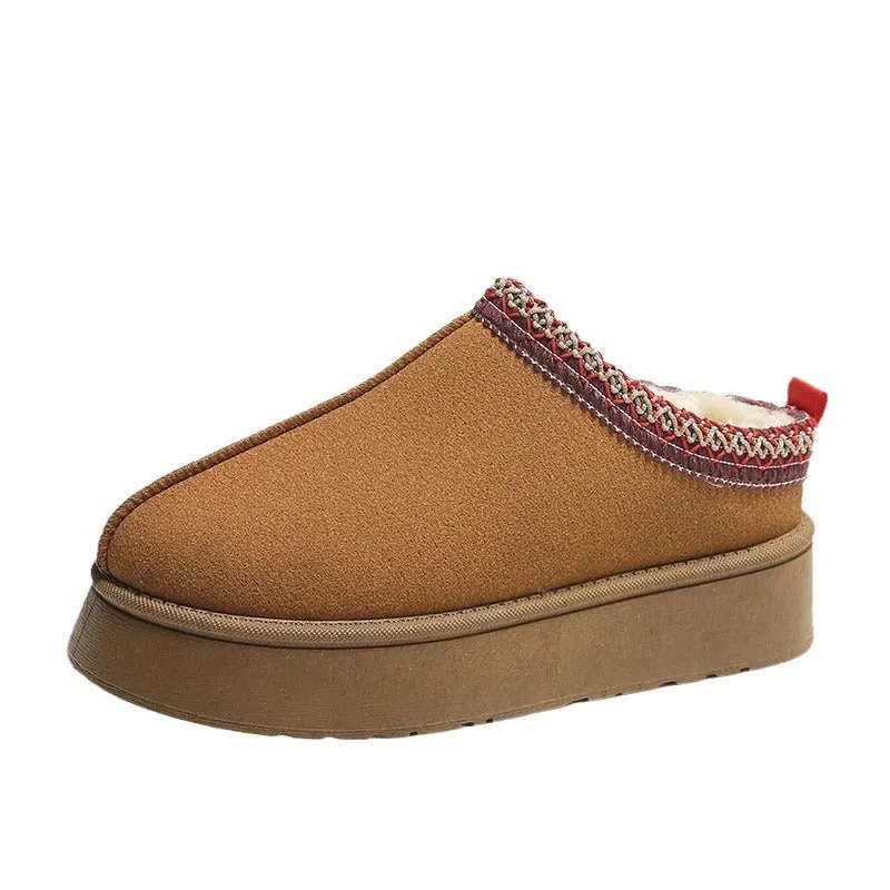 Nanccy Fashion Sponge Cake Thick Soles Warm Shoes