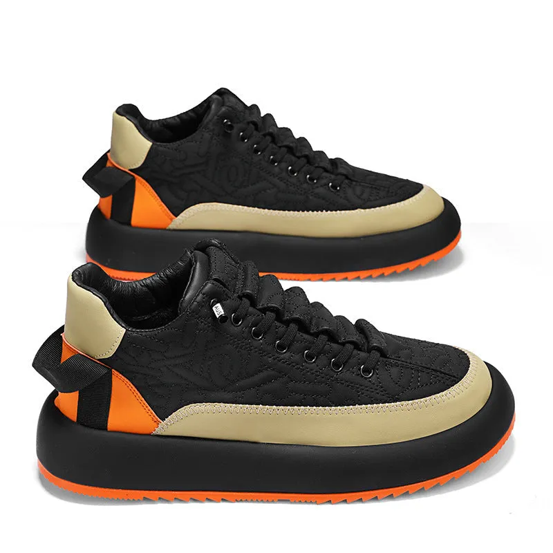 Nanccy Men's casual thick sole heightening shoes autumn casual shoes