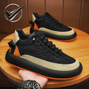 Nanccy Men's casual thick sole heightening shoes autumn casual shoes
