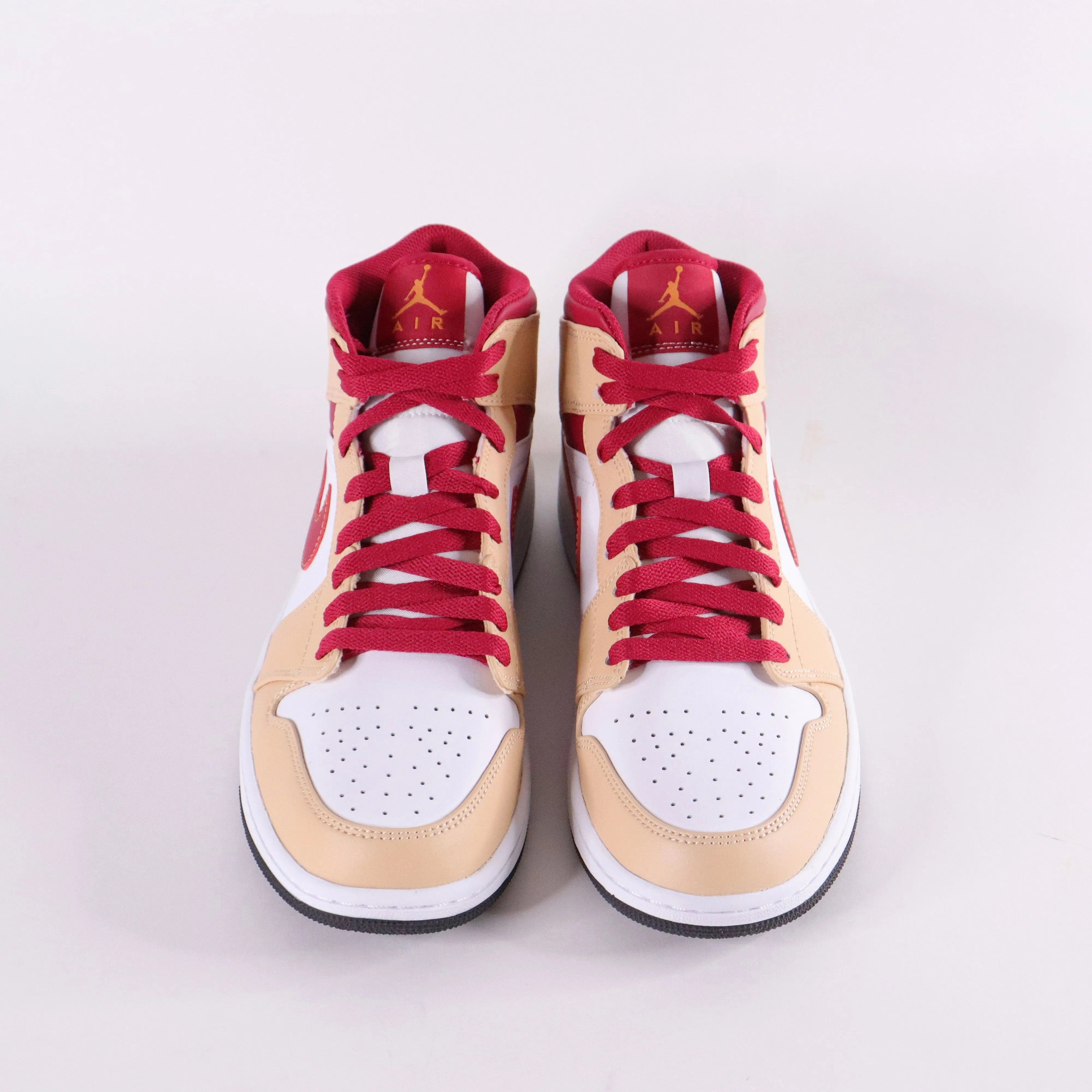 NIKE Air Jordan 1 Mid Light Curry Sneakers