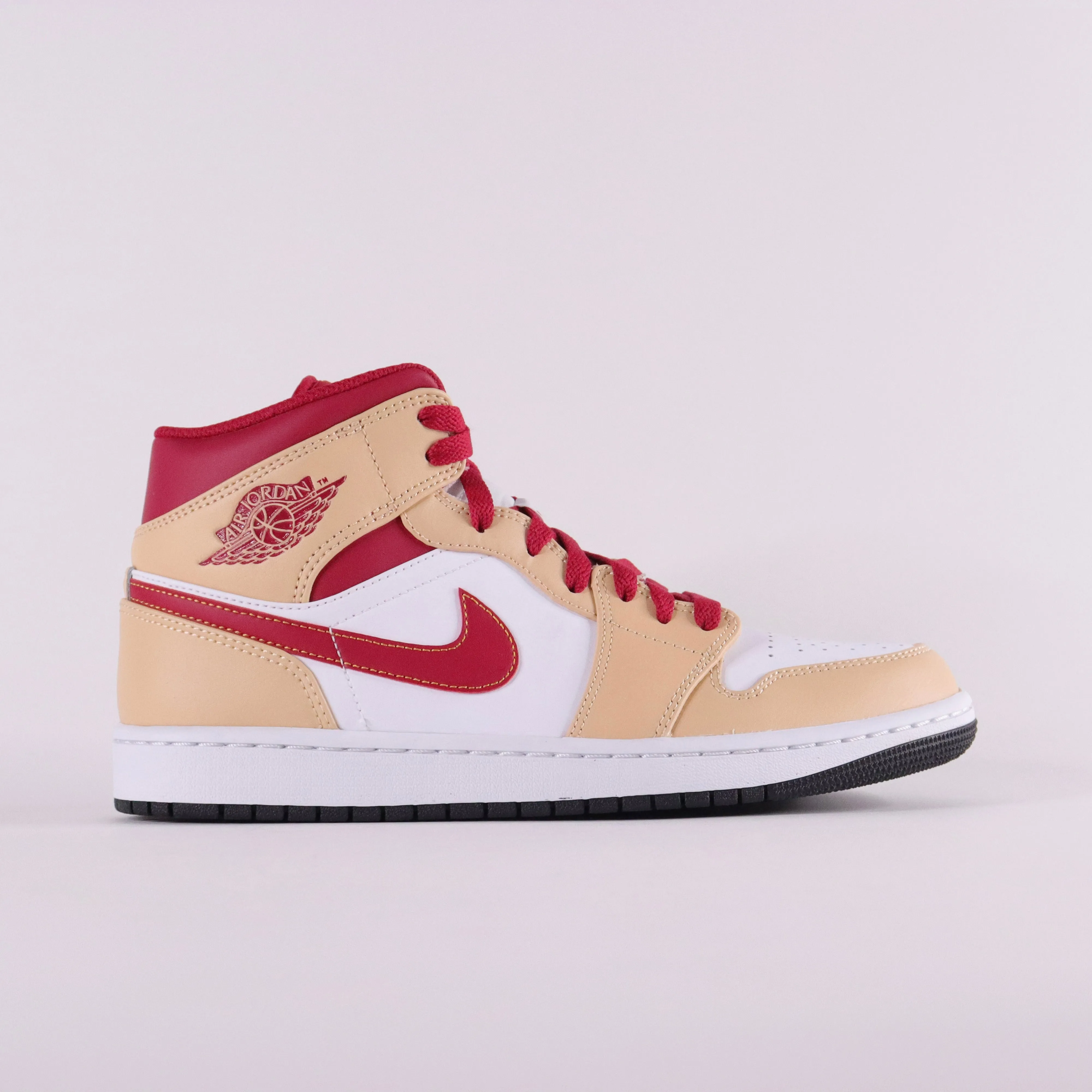 NIKE Air Jordan 1 Mid Light Curry Sneakers