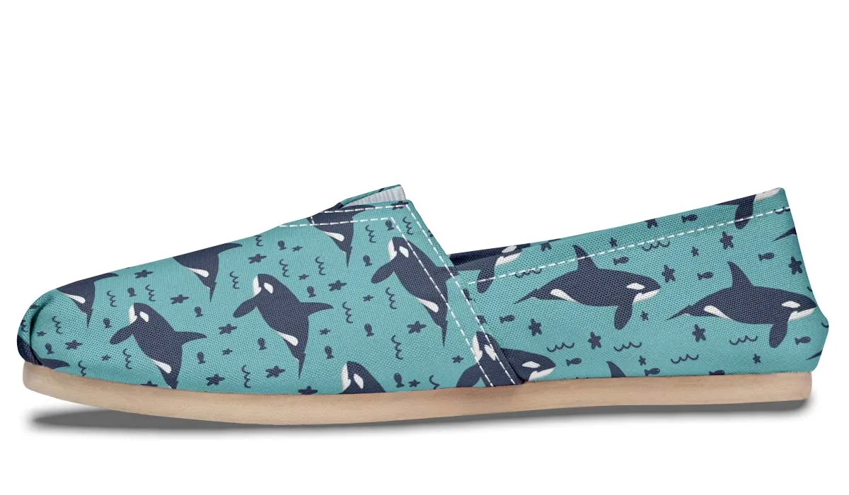 Orca Pattern Casual Shoes