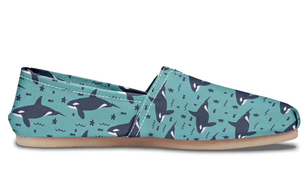 Orca Pattern Casual Shoes