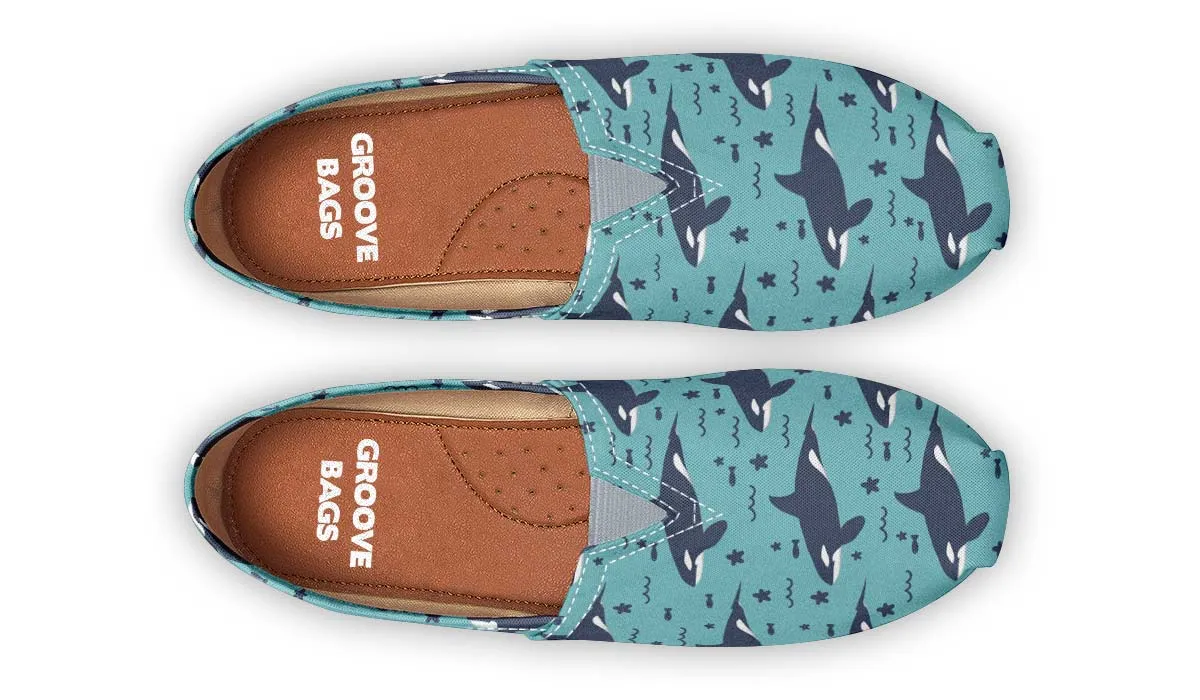Orca Pattern Casual Shoes