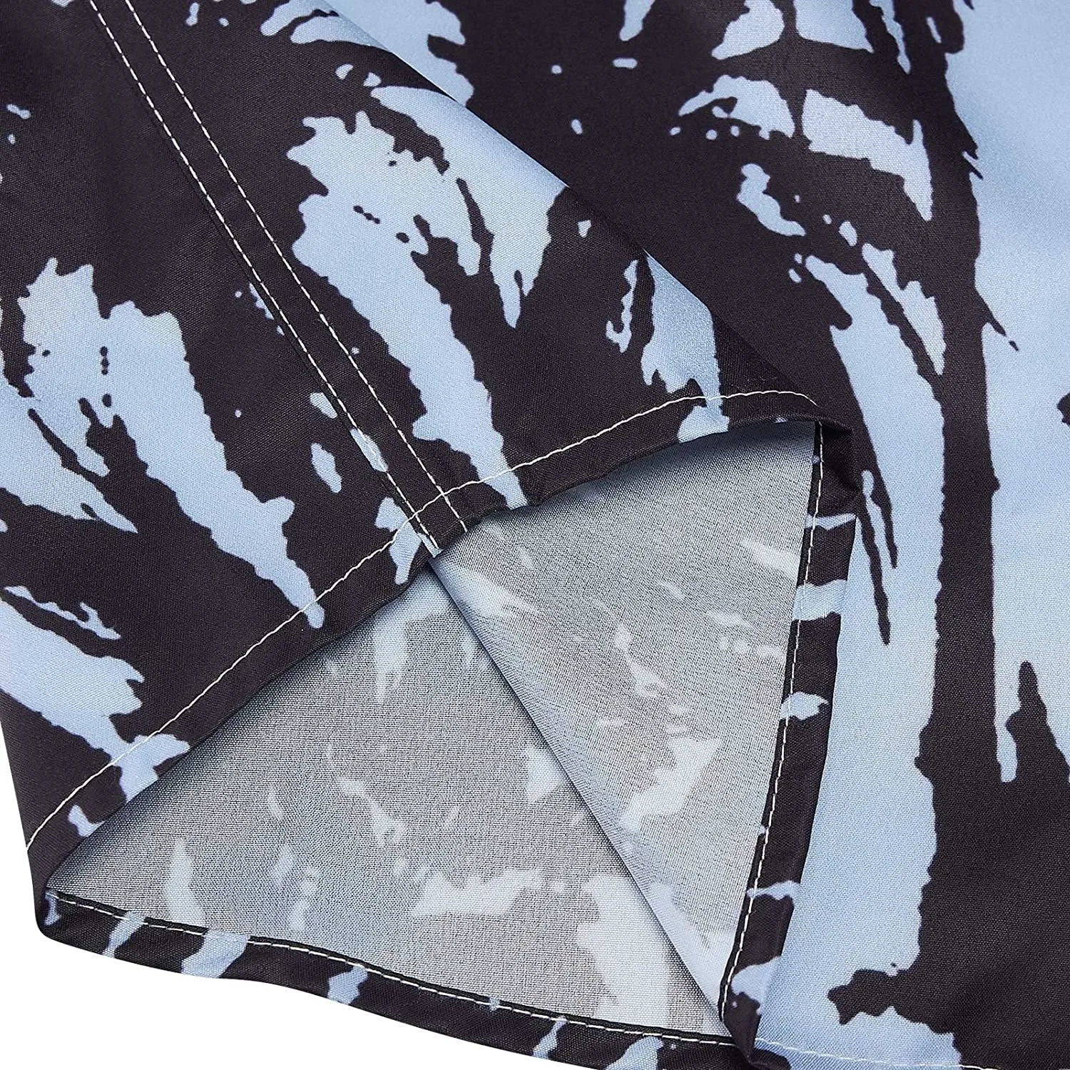 Palm Tree Light Blue Funny Hawaiian Shirt