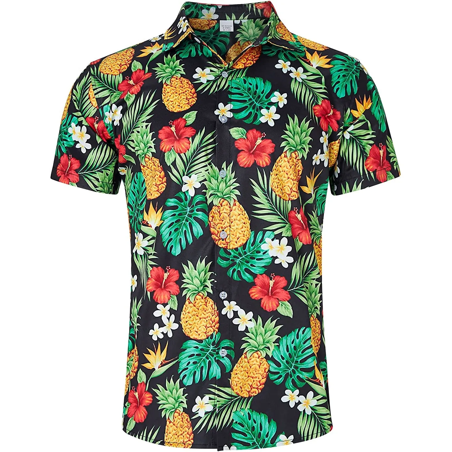 Pineapple Floral Funny Hawaiian Shirt