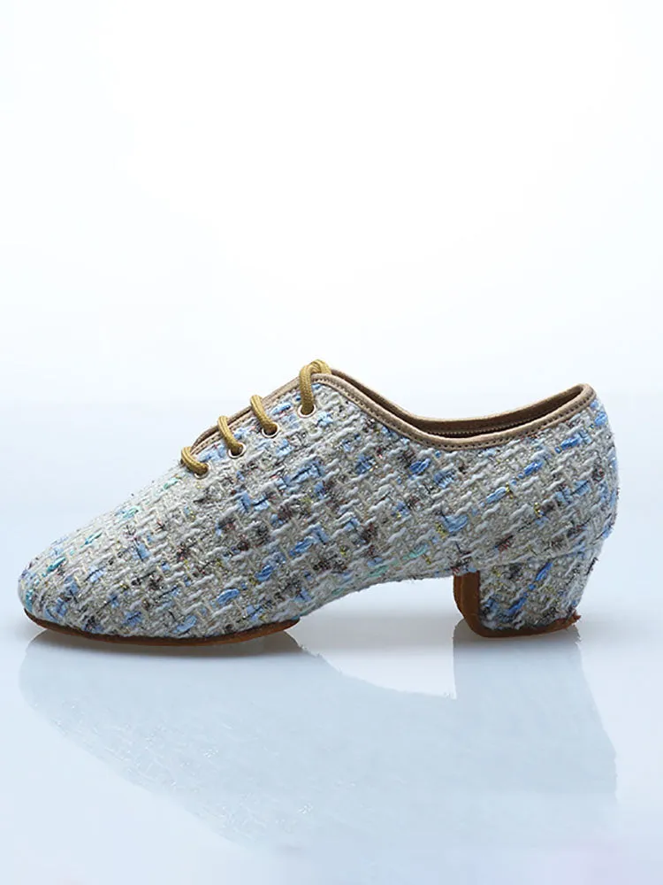 Professional Latin Shoes Flat Heel Soft Sole Wear-resistant Training Shoes
