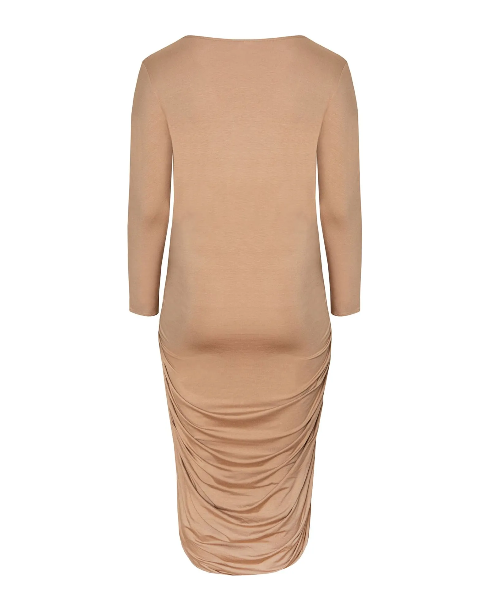 Ruched Remi Dress | CAMEL