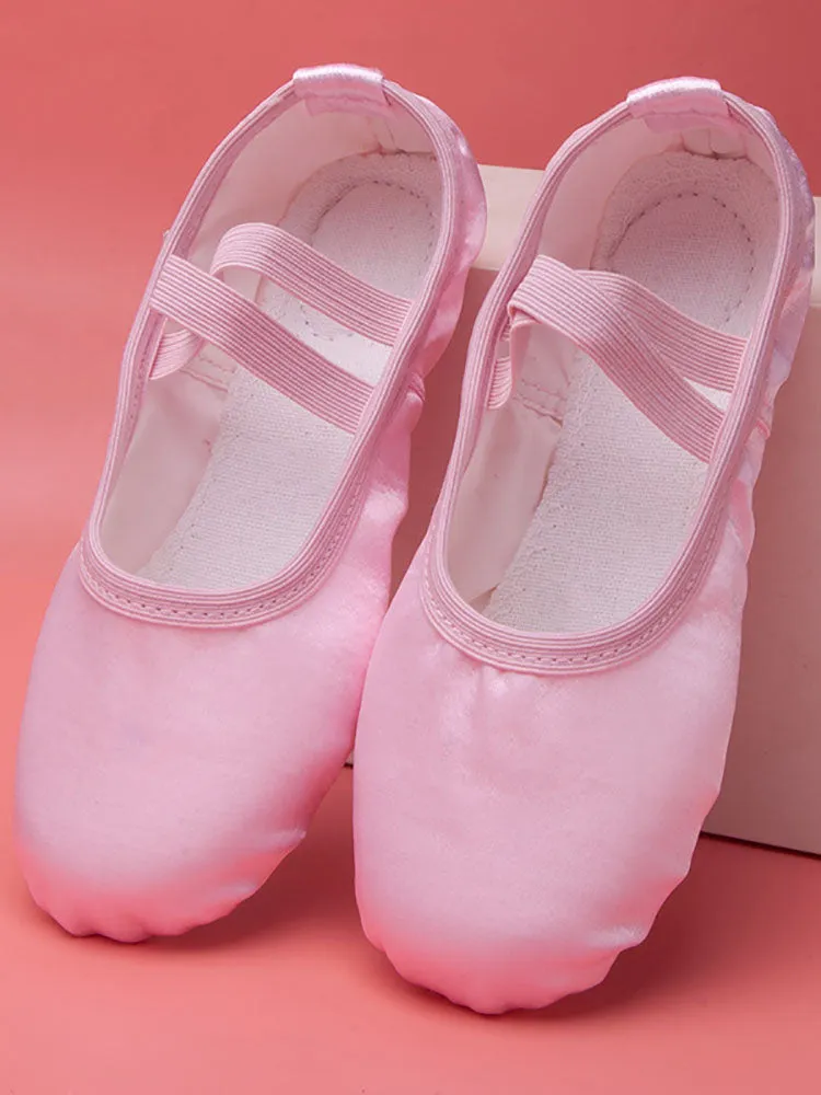 Satin Ballet Dance Shoes Aoft Aole Practice Cat Claw Shoes