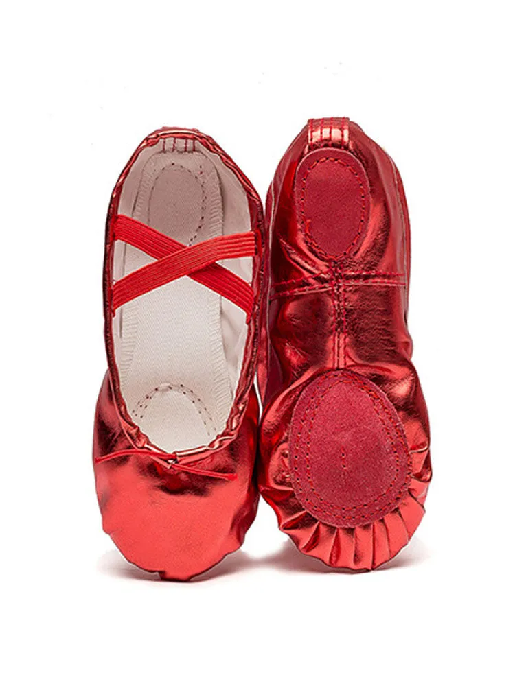 Shiny Dance Shoes Soft Sole Cat Claw Ballet Shoes
