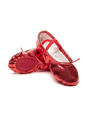 Shiny Dance Shoes Soft Sole Cat Claw Ballet Shoes