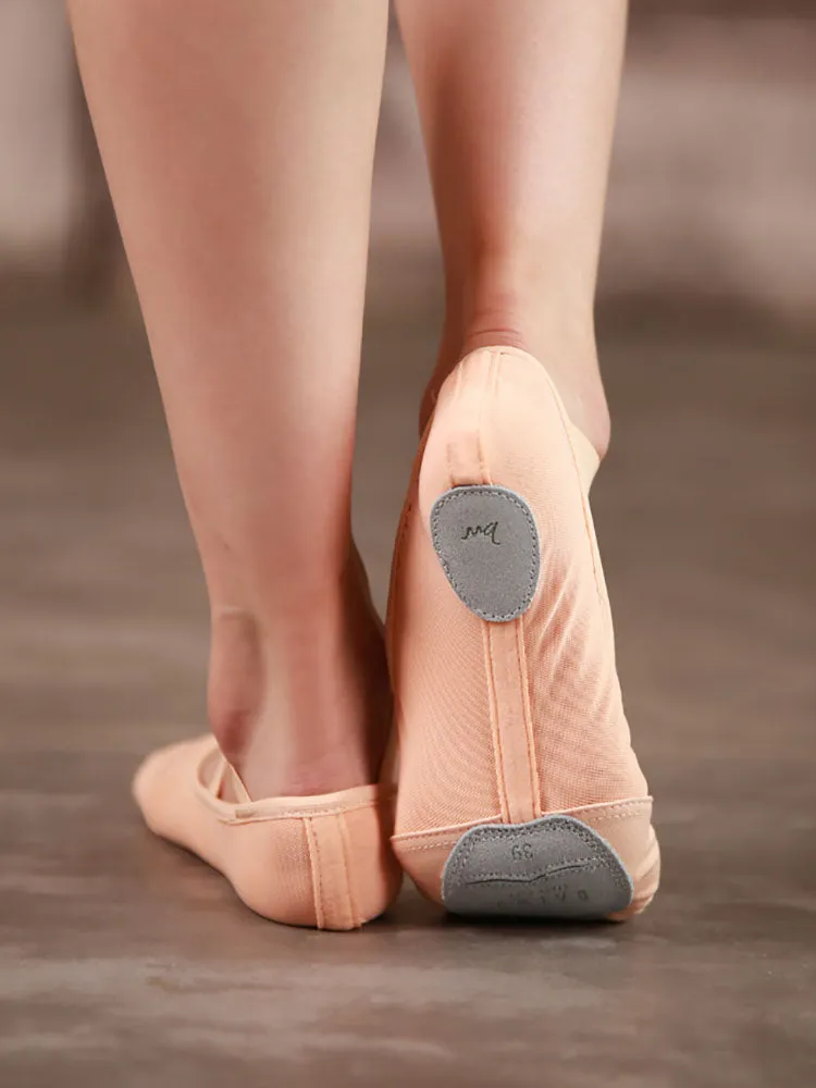 Soft Sole Dance Shoes Lace-Free Ballet Practice Shoes Two Sole Shoes