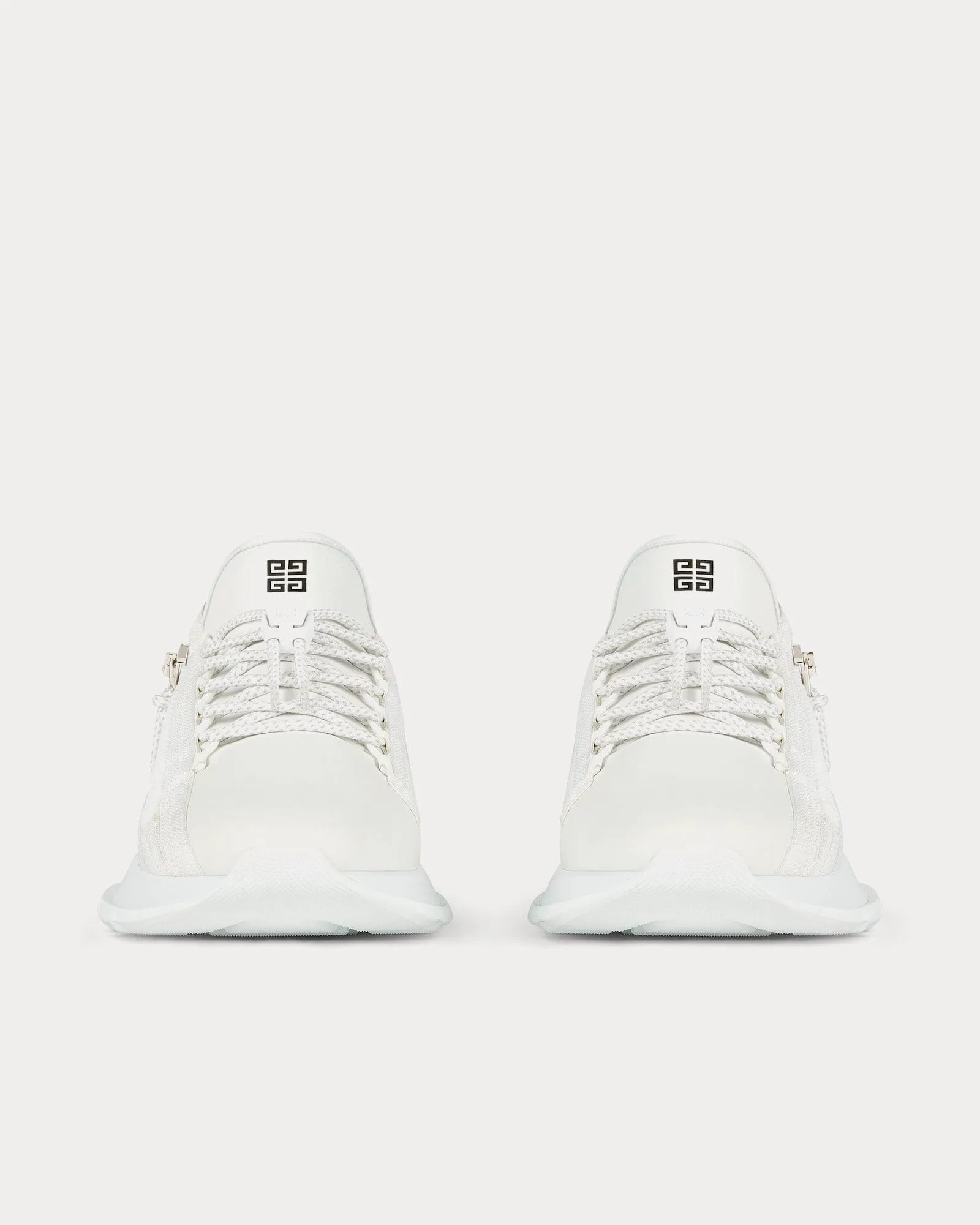 Spectre Runner Leather With Zip White / Black Low Top Sneakers