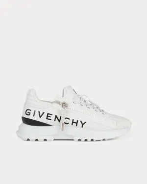Spectre Runner Leather With Zip White / Black Low Top Sneakers