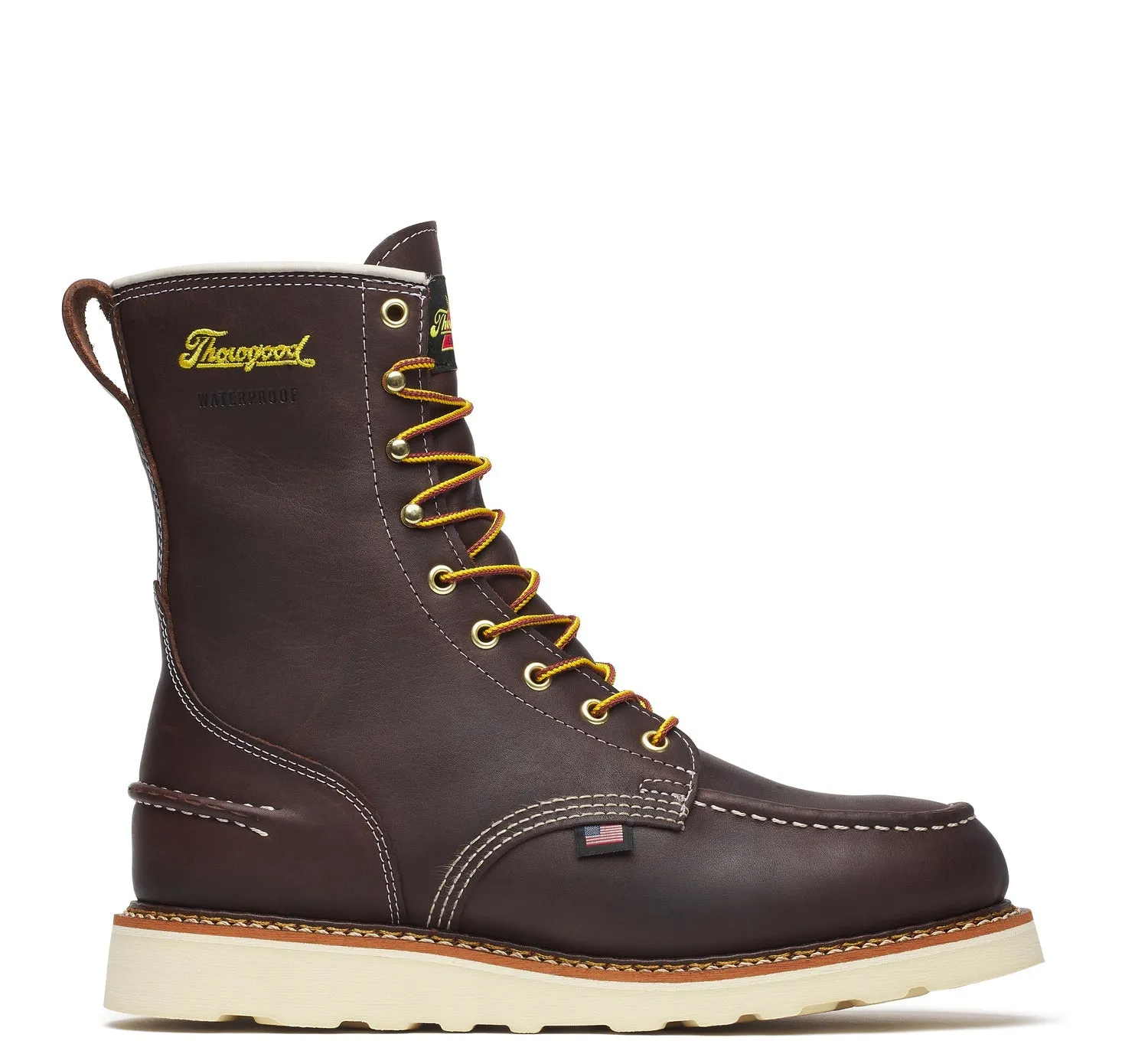 Thorogood Men's 1957 Series MAXWear Wedge Moc-Toe Waterproof 8" Soft Toe Work Boot