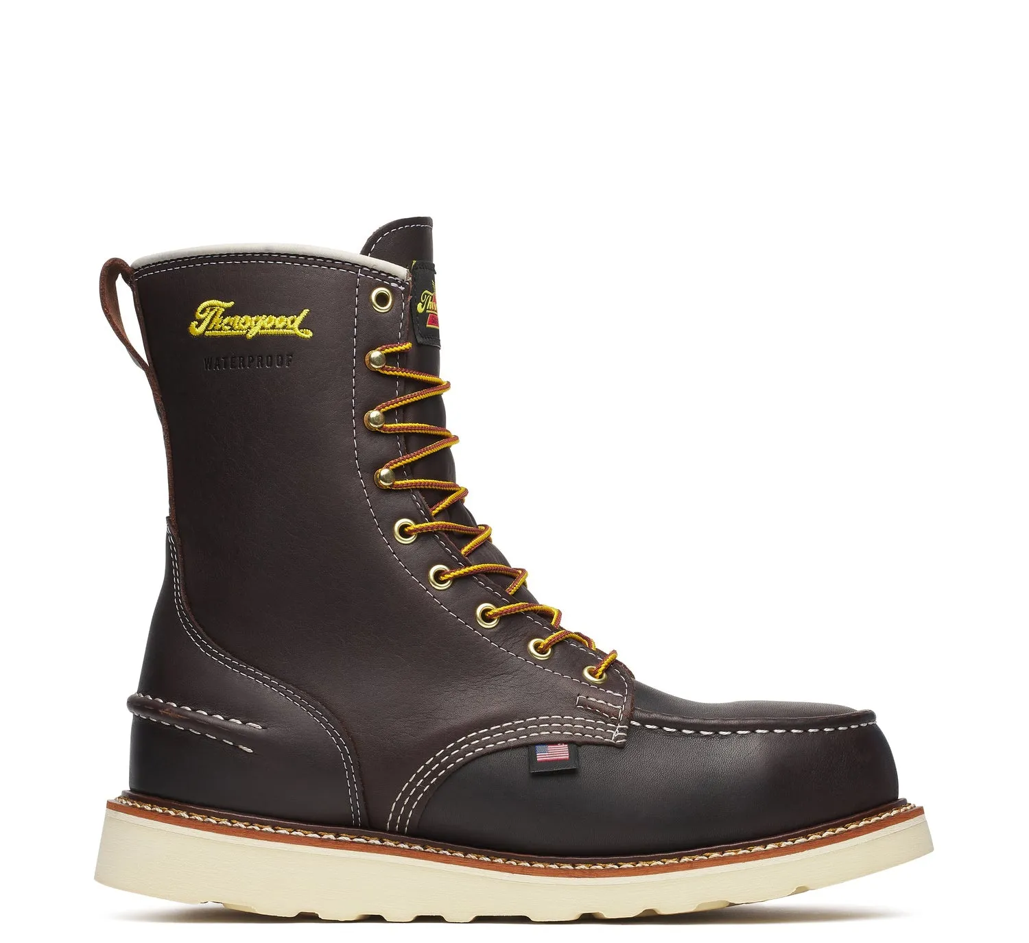 Thorogood Men's 1957 Series MAXWear Wedge Moc-Toe Waterproof 8" Steel Toe Work Boot