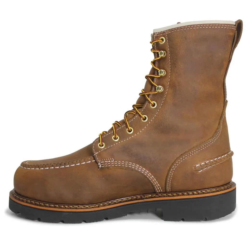 Thorogood Men's 8" 1957 Series Crazy Horse Moc Steel Safety Toe Work Boot