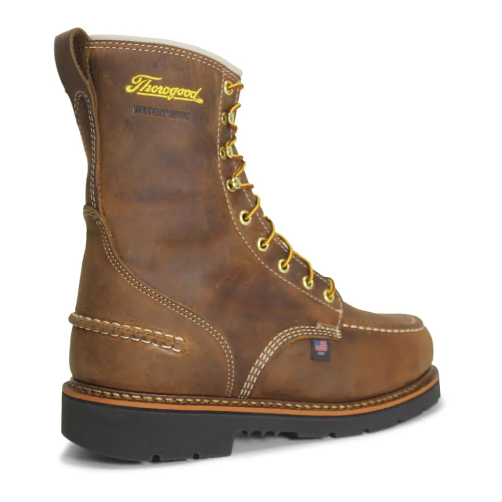 Thorogood Men's 8" 1957 Series Crazy Horse Moc Steel Safety Toe Work Boot