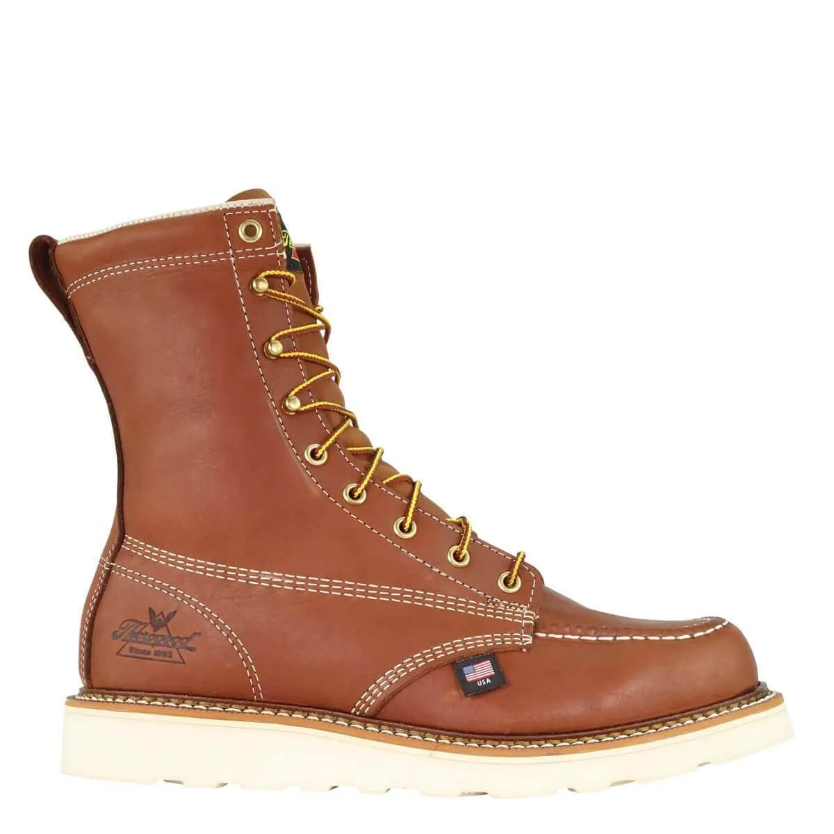 Thorogood Men's 8" American Heritage Moc Toe Work Boot