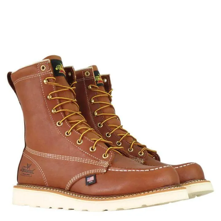 Thorogood Men's 8" American Heritage Moc Toe Work Boot
