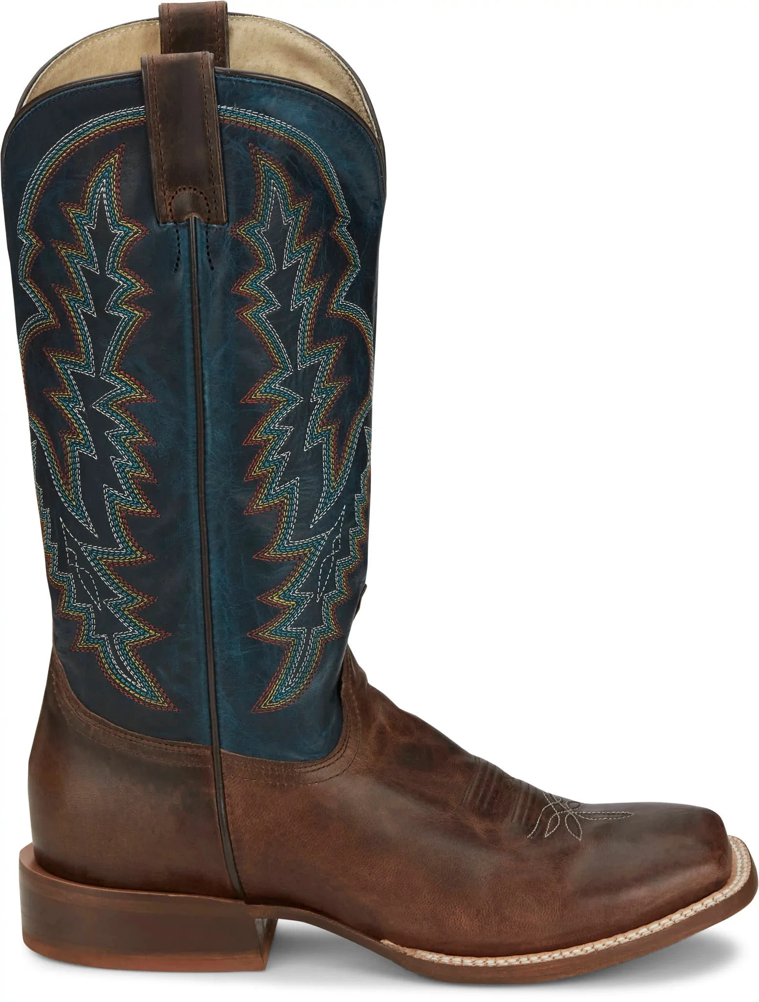 Tony Lama Men's 13" Brown Tucson Square Toe Western Boots