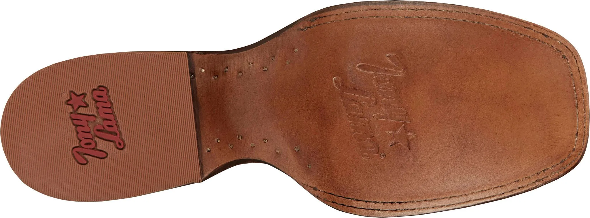 Tony Lama Men's 13" Brown Tucson Square Toe Western Boots