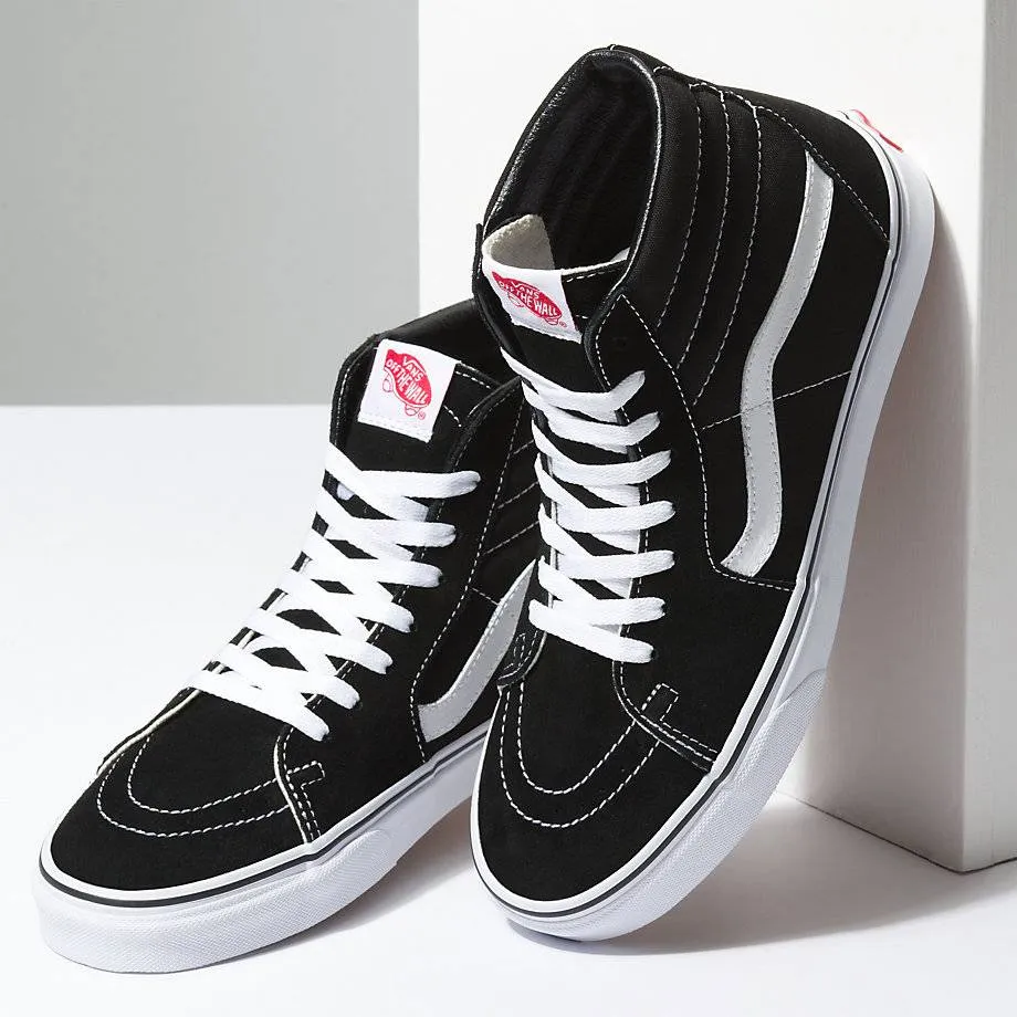 VANS SK8-HI BLACK / BLACK / WHITE