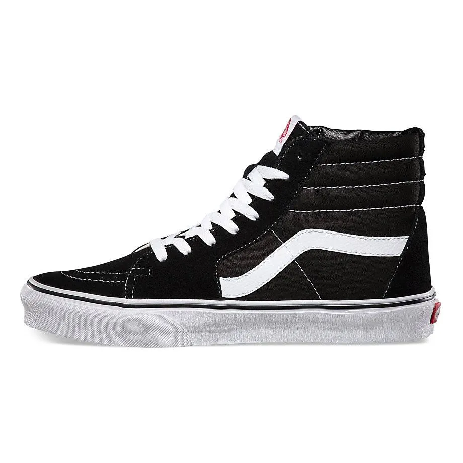 VANS SK8-HI BLACK / BLACK / WHITE