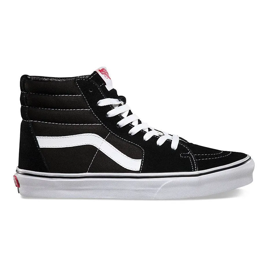 VANS SK8-HI BLACK / BLACK / WHITE