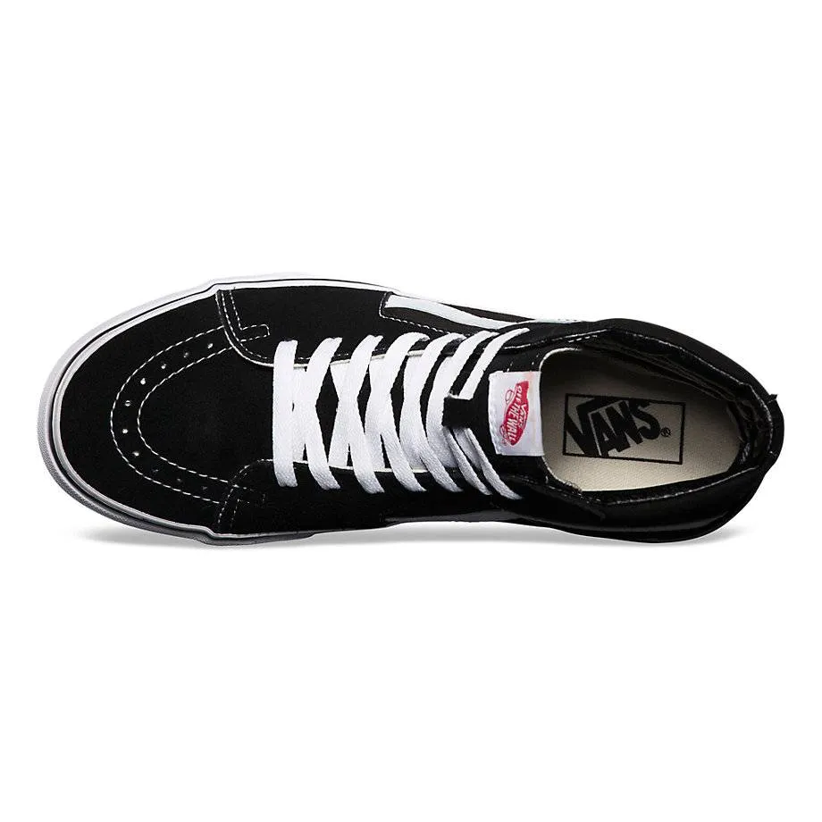 VANS SK8-HI BLACK / BLACK / WHITE