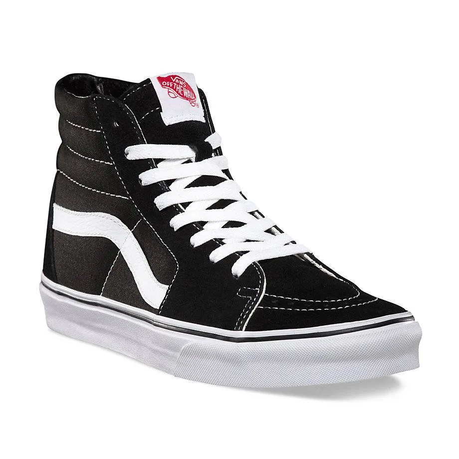 VANS SK8-HI BLACK / BLACK / WHITE