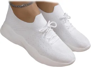 Walking Shoes Women Arch Support Slip On Sneakers Comfort Light Weight Casual Athletic Gym Tennis Running Sneakers