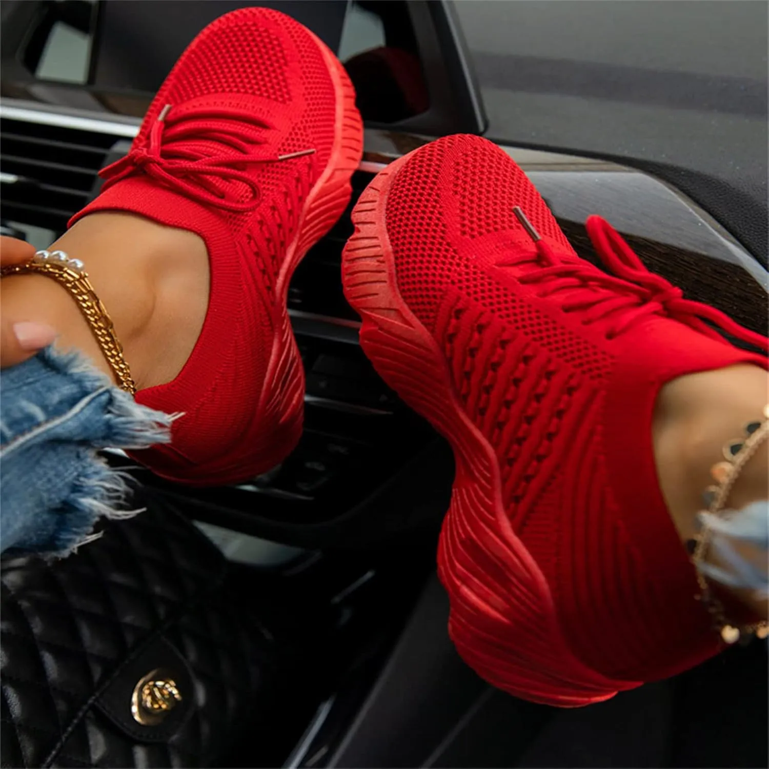 Walking Shoes Women Arch Support Slip On Sneakers Running Shoes Lightweight Tennis Gym Workout Fashion Sneakers 2025