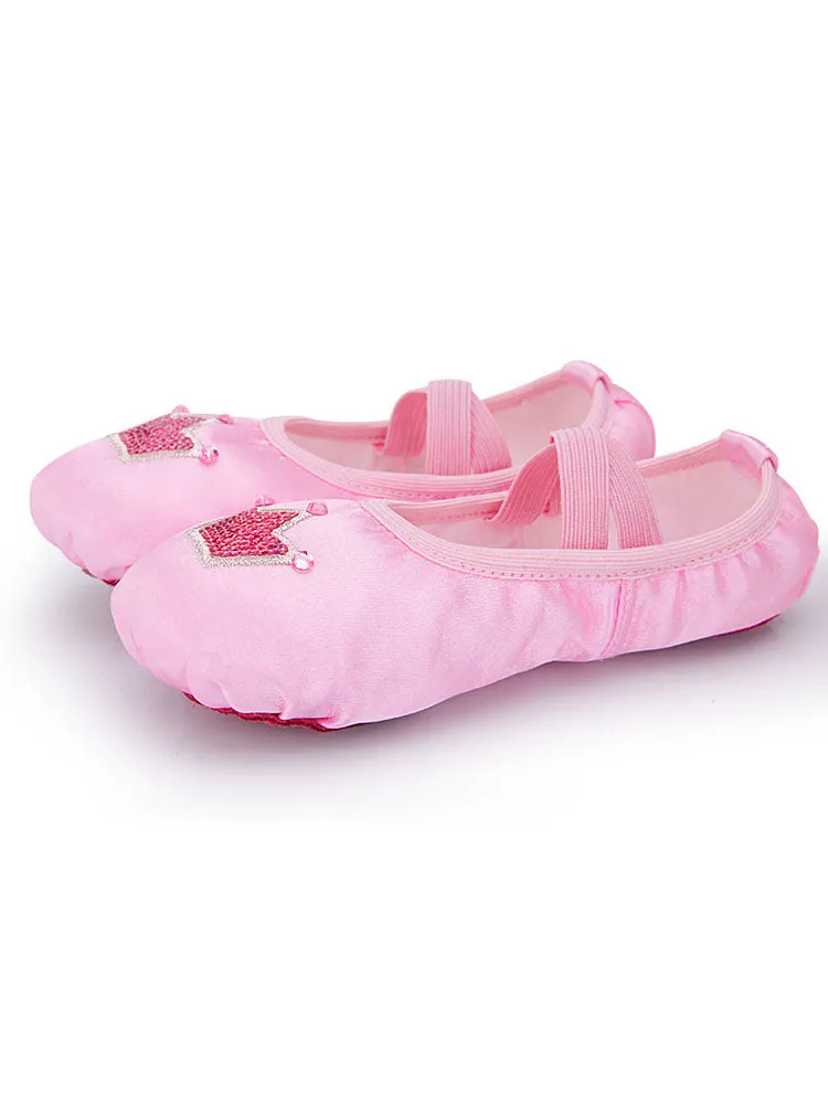 Winter Fleece Dance Shoes Ballet Satin Embroidered Cat Claw Shoes