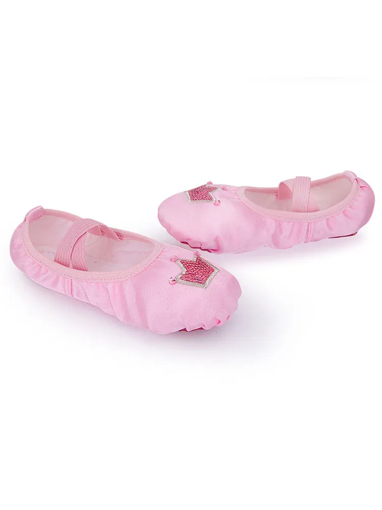 Winter Fleece Dance Shoes Ballet Satin Embroidered Cat Claw Shoes