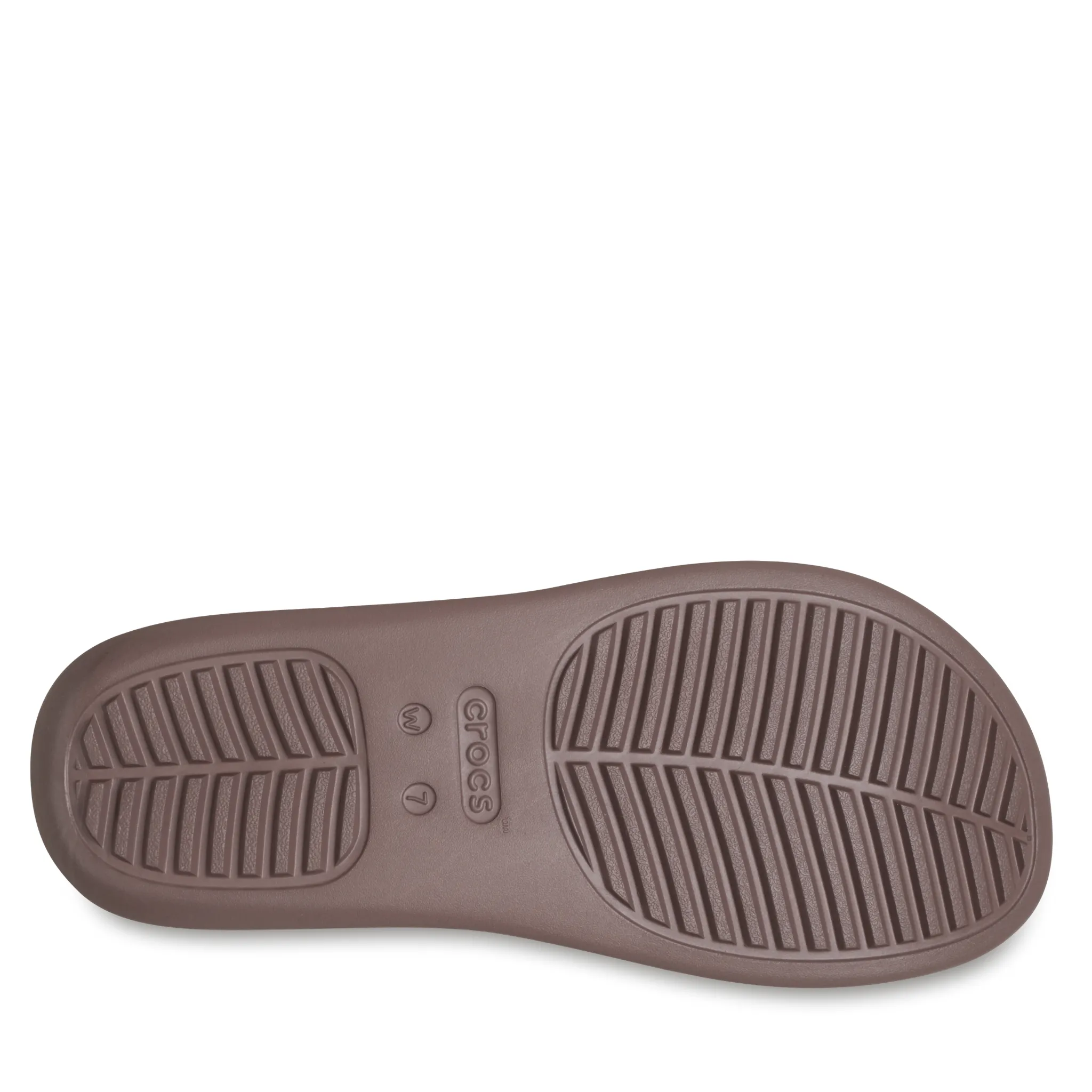 Womens Crocs Truffle Getaway Platform Toe Loop Sandals