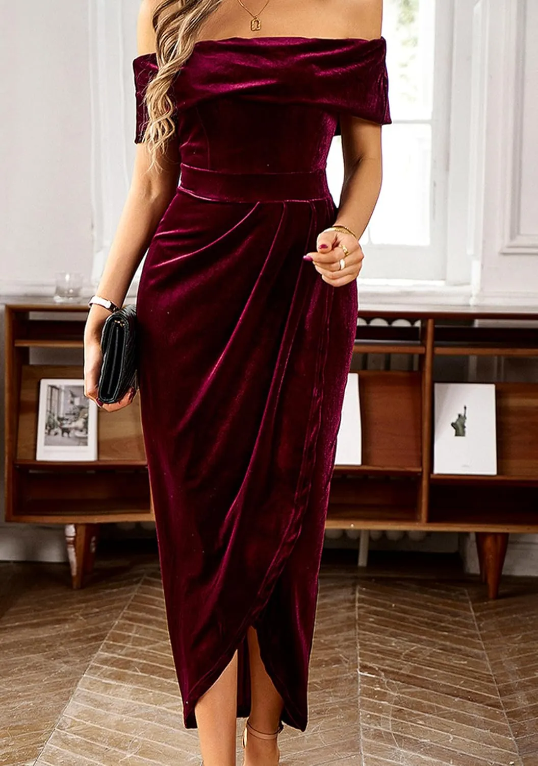 Women's Dressy Solid Color T-Shirt Dress Plus Size Lightweight Bodycon Dress Summer Vacation Midi Dress