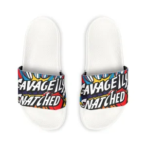 Youth Sandals - Savagely Snatched Removable-Strap Slides